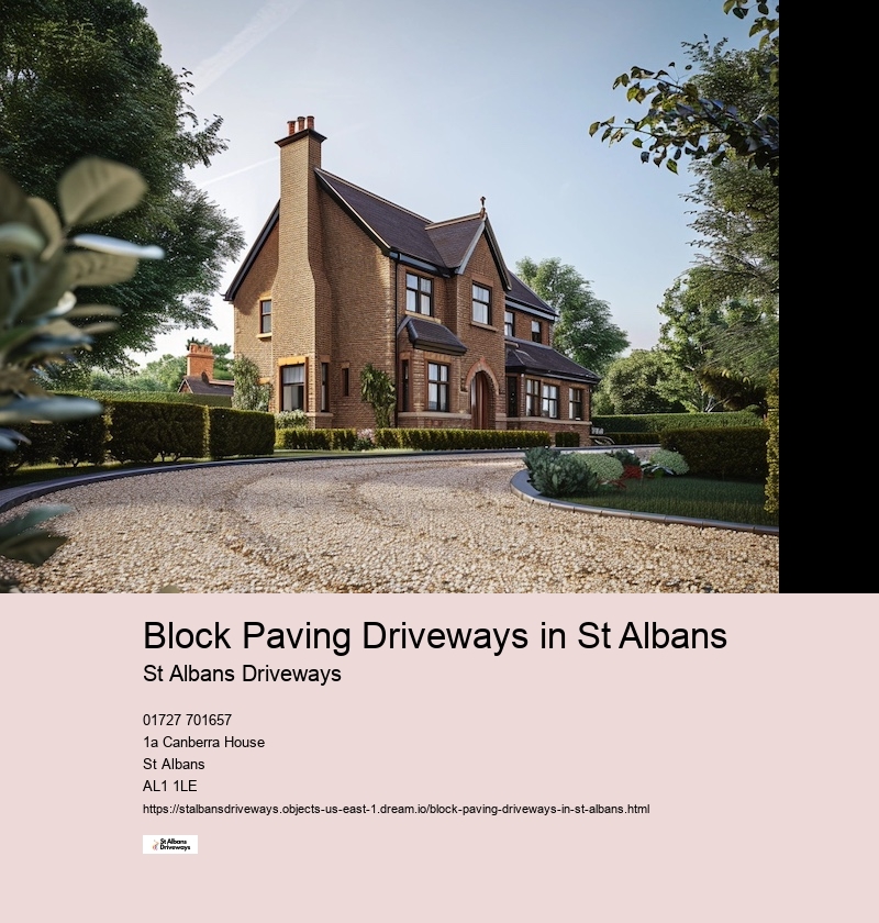 Block Paving Driveways in St Albans