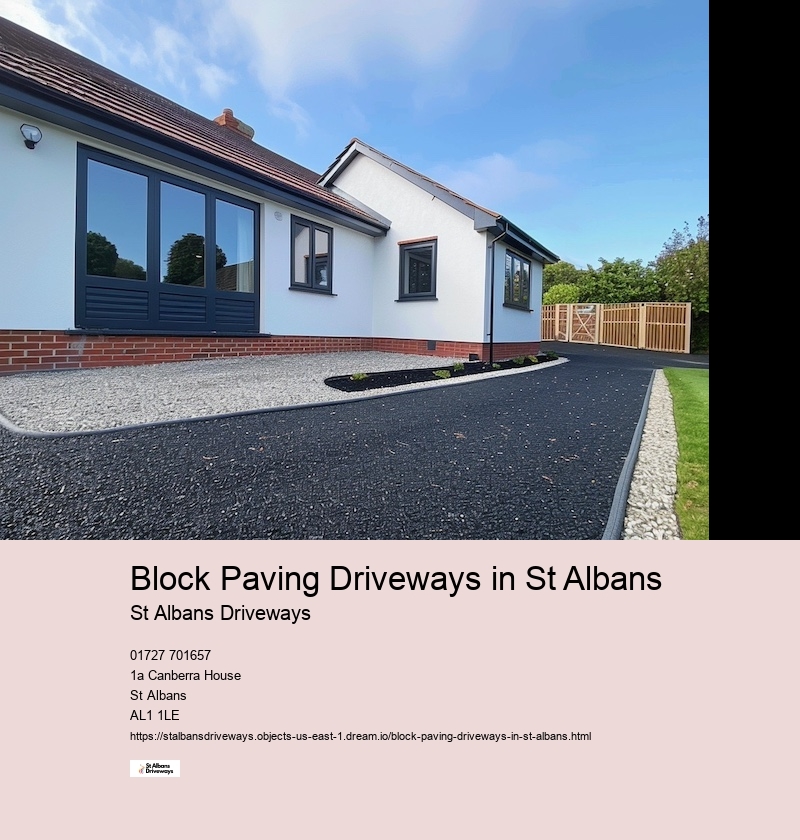 How St Albans residents rely on us for their driveway needs.